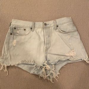 Levi denim shorts